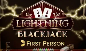 First Person Lightning Blackjack